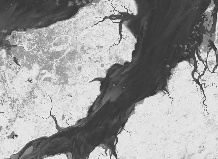 NDVI com mínimo e máximo padrão